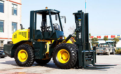 CPCY100 4x4WD Rough Terrain Forklift