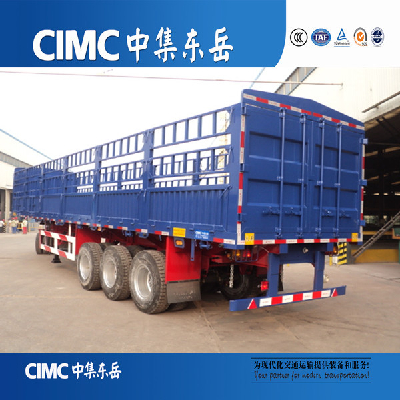 CIMC 3 Axle Fence Semi Trailer With Stake