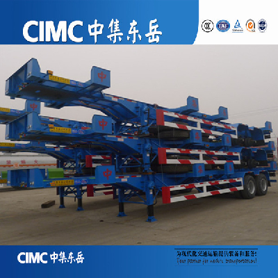 Cheap 40ft Container Terminal Trailer Side Guides Terminal ContainerSemi Trailer