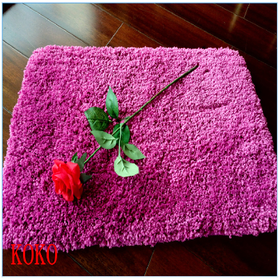 super pile polyester microfiber bath mat