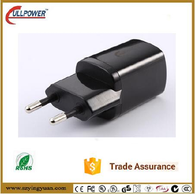 Hot Black Universal USA Plug AC USB Power Home TravelWall1AChargerAdapter 1000ma