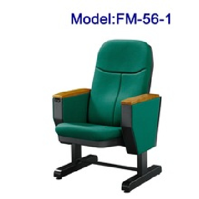 No.FM-56-1 Durable fabric auditorium tip-up seating for sale