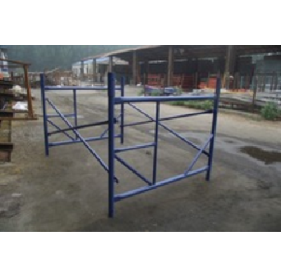 Powder coated shoring frame for construction