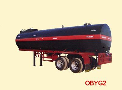 oil heating asphalt transport semi-trailer