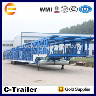 3 Axles Double Layers Car Transport Trailer for Africa3