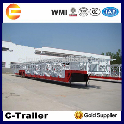 3 Axles Double Layers Car Transport Trailer for Africa3