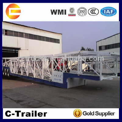 3 Axles Double Layers Car Transport Trailer for Africa3