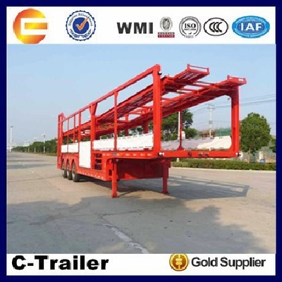  Double Layers Car Transport Trailer for Africa3