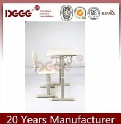 school desk and chair/ cheap metal wooden school furniture