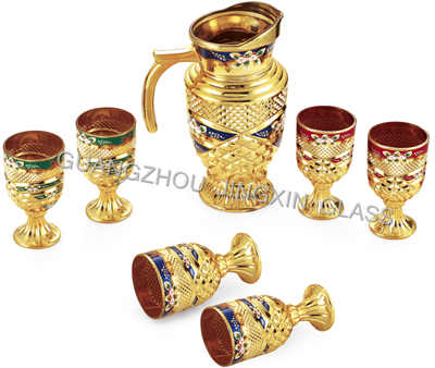 Glass cup set,glass jug set,glass water set