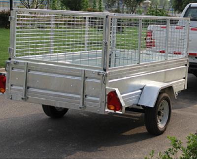 BOX  Trailer in hot dipped galvanized