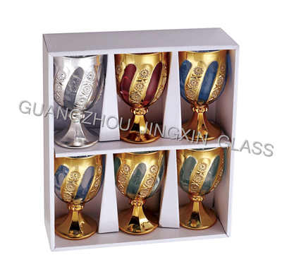 6pcs glass cup,juice cup ,glass tea cups