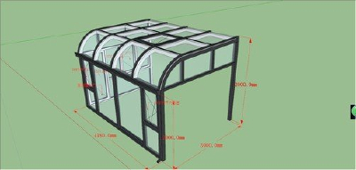 Beautiful Design Sun Room Aluminum Profile