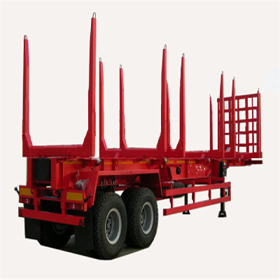 Timber transport semi-trailer