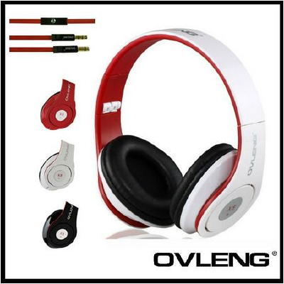 2016 Hot-sale high sound quality OVLENG x8 headphone with mic and online control