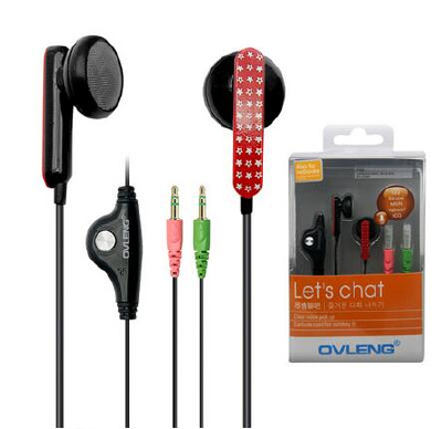 Best Gift for girls OV-L701MV earphone with mic for study