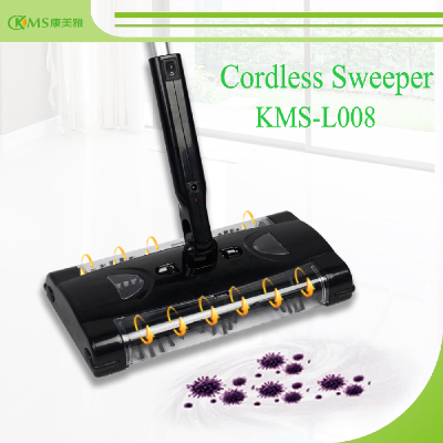 2016 Newest Cordless Electronic Sweeper with 800mAh battery free patent issue