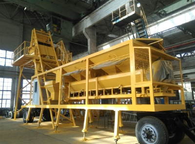 Mobile Concrete Batching Plant