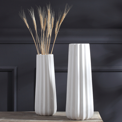 2016 Cheap Vases Modern Design Solid White Ceramic vase
