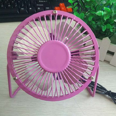 USB Electric Head Fan 360 Rotate Muted Radiator Fan Mini Portable