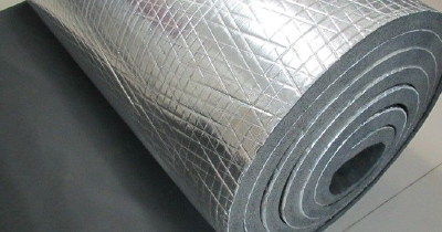 Hot sale heat insulation material Flexible Embossed aluminum foil backedxpe foam Insulatio