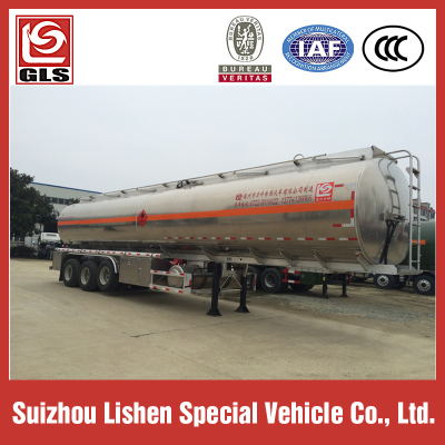 Tri-Axle Aluminum tank trailer 45,000L BPW air suspension