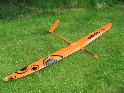 Strega-2.9m rc glider F3F V tail of rcrcm