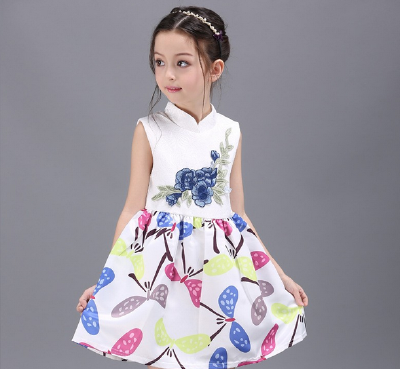 2016 new model girl dress 2016 korean version children girl dresses