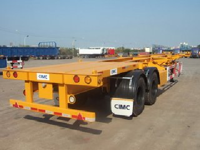 CIMC Container Chassis, 40FT Skeleton Semi Trailer
