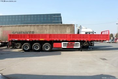 CIMC  Dropside Flatbed Semi Trailer on sale