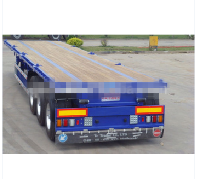 CIMC 40ft Flatbed Trailer/Flatbed Trailer with ThreeAxles/FlatbedwithWood Floor