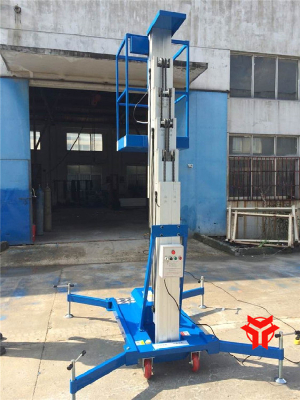 Single Mast Aluminum Alloy Elevating Platform