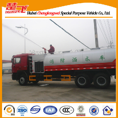 Shacman water fire truck water spray truck water tank truck