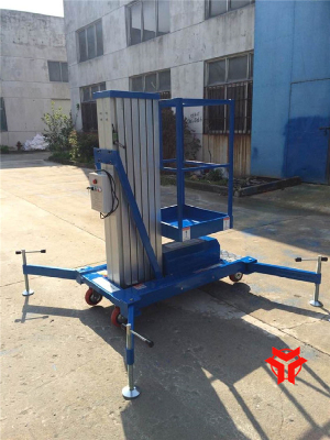 Single Mast  Aluminum Alloy Elevating Platform