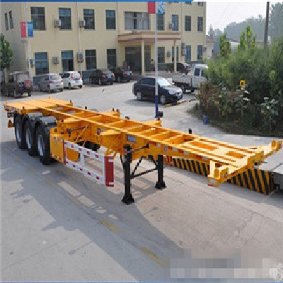 QINGDAO CIMC TRAILER / triple axle gooseneck COMBO with single tire