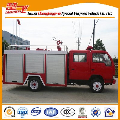 Dongfeng water fire fighting truck double cabin