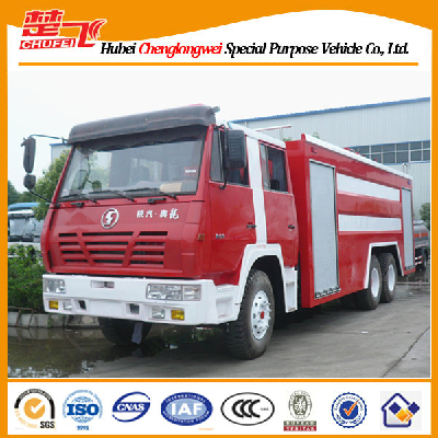 Shacman 3 axles Euro IV 10CBM water fire truck