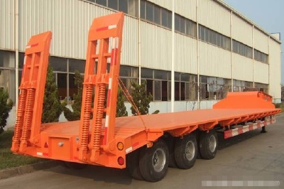 CIMCTri-Axle Middle Concave Low Bed Semi-Trailer