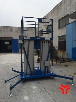 Double Masts  Aluminum Alloy Elevating Platform