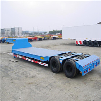 CIMC Low bed Trailer (Middle Concave) with three axles
