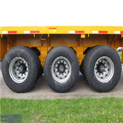 CIMC 40ft flatbed semi-trailer with single tyres