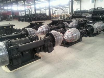 Drum type Bogie for semi trailer