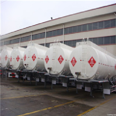Qingdao CIMC30CBM CIMC Fuel Tank Semi Trailer with 2 axles for sale