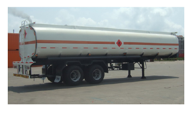 Qingdao CIMC two axle 35000l Tank Semi-Trailer