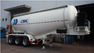 Qingdao CIMC 30CBM Cement Tanker trailer with 3 axles for sale