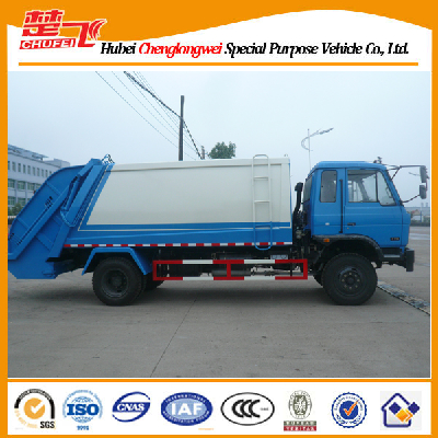 Dongfeng 7 tons 4x2 garbage compactor truck
