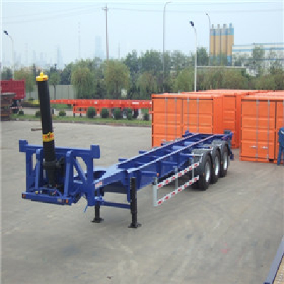 Qingdao CIMC45ft Yard Chassis (Bomb Cart) with Two Axles Solid Tire