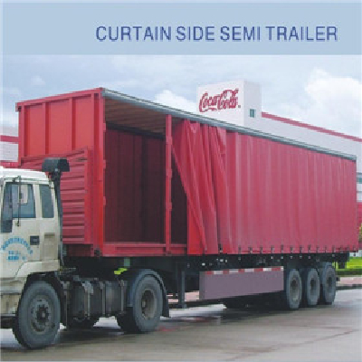 QINGDAO CIMC Curtain side trailer European type 3 axles