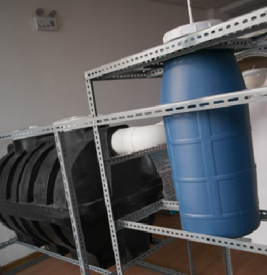 Plastic septic tank manure treatment system Feces treatment pool