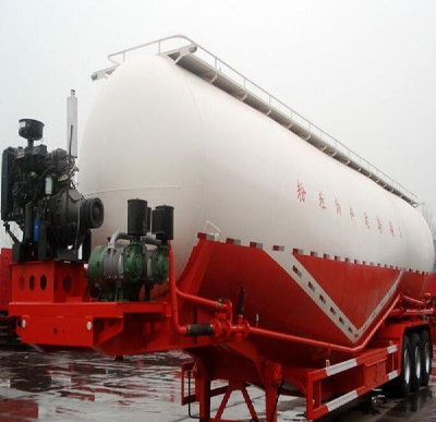 LUCHI Tri-axle 42cmb Bulk Powder Tank Trailer